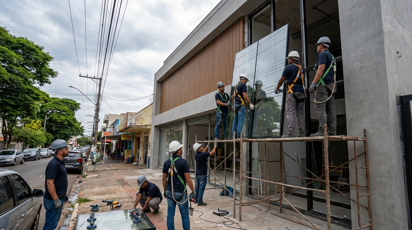 Fachada de Vidro em Barueri‑SP