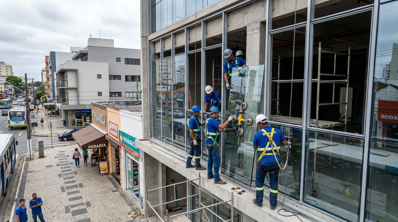 Fachada de Vidro em Barueri‑SP